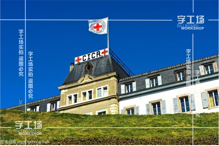 红十字国际委员会与红新月会国际联合会LOGO发光字