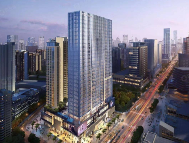 深圳国速中心大楼丨幕墙发光字工程现场图一 深圳国速中心大楼丨幕墙发光字工程现场图一